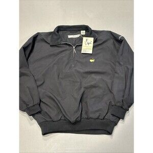 Vtg Magnolia Lane Tech Masters Pullover Jacket Women Lightweight Zip Black S